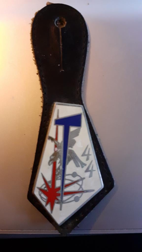 pucelle francaise 44eme régiment transmission armée terre, Collections, Enlèvement ou Envoi, Armée de terre, Emblème ou Badge