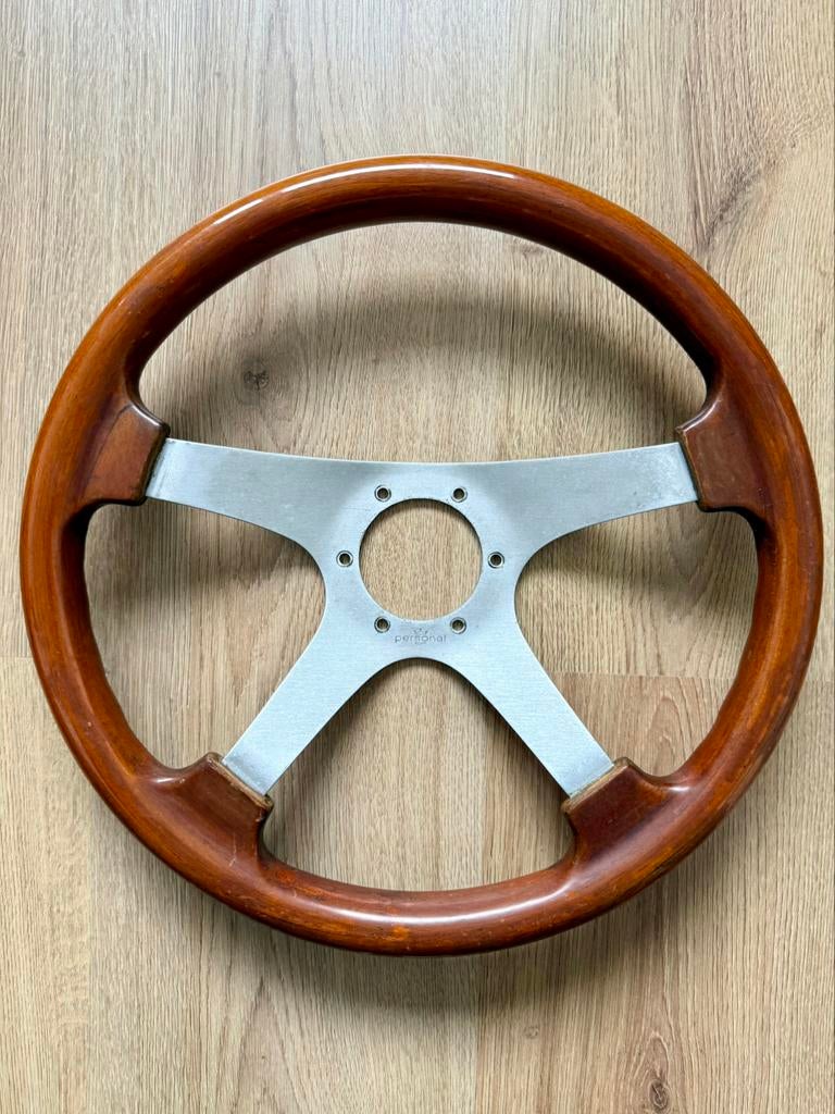 Personal 4 Spoke Houten Stuur VW Golf Jetta Corrado MK1 MK2, Auto-onderdelen, Ophalen of Verzenden, Gebruikt, Overige automerken