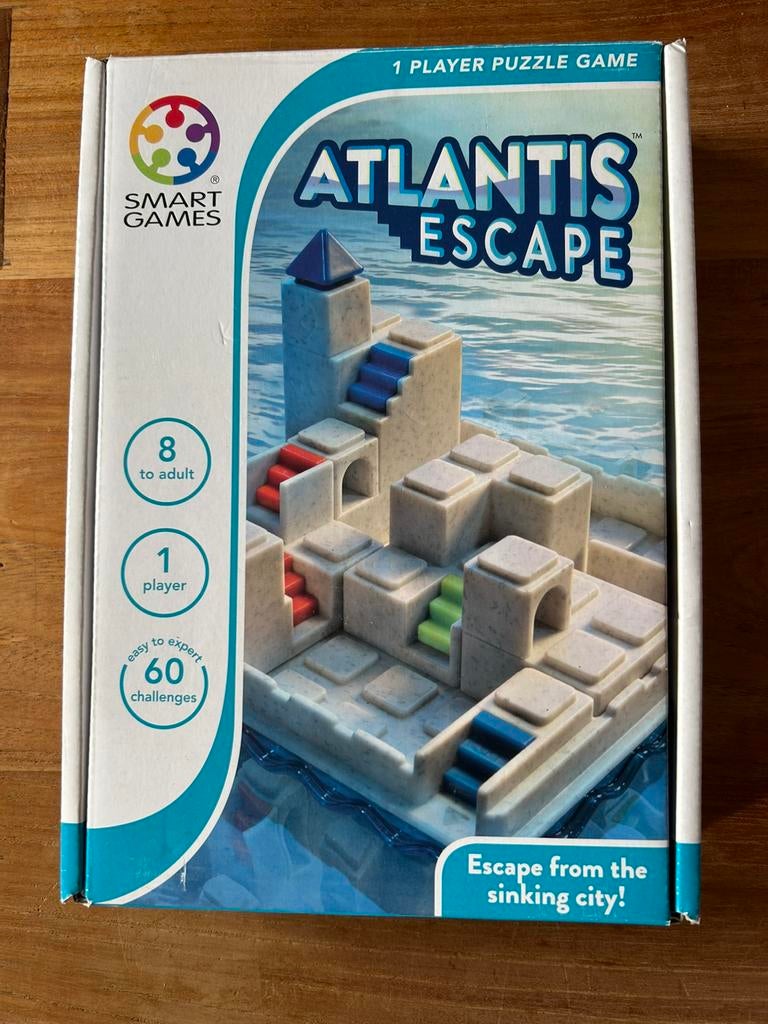 Smart games Atlantis escape, 1 ou 2 joueurs, Enlèvement, Comme neuf