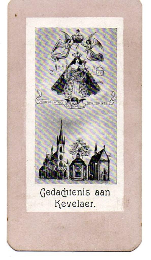 devotieprentje Kevelaer / Devotionalienbildchen Kevealaer, Ophalen of Verzenden, Kaart of Prent, Christendom | Katholiek