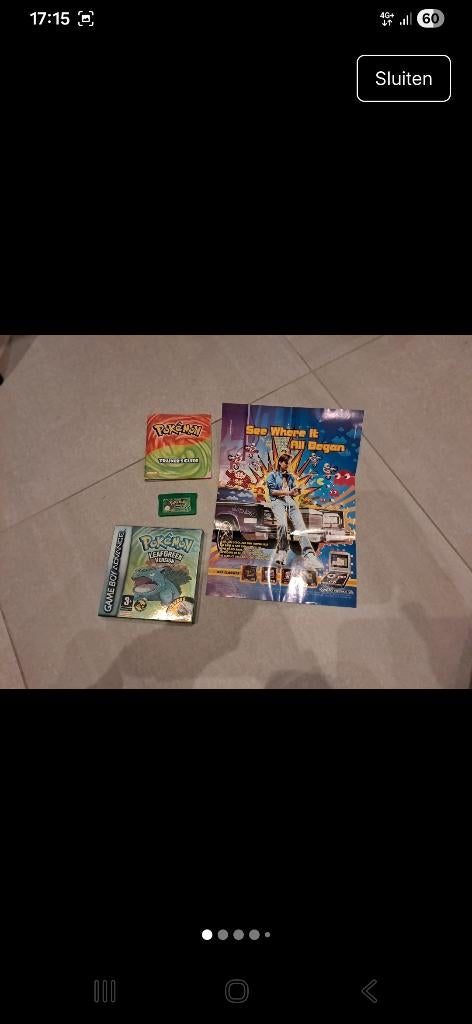 Pokémon leafgreen version Game Boy Advance, Games en Spelcomputers, Games | Nintendo Game Boy, Ophalen of Verzenden, Zo goed als nieuw
