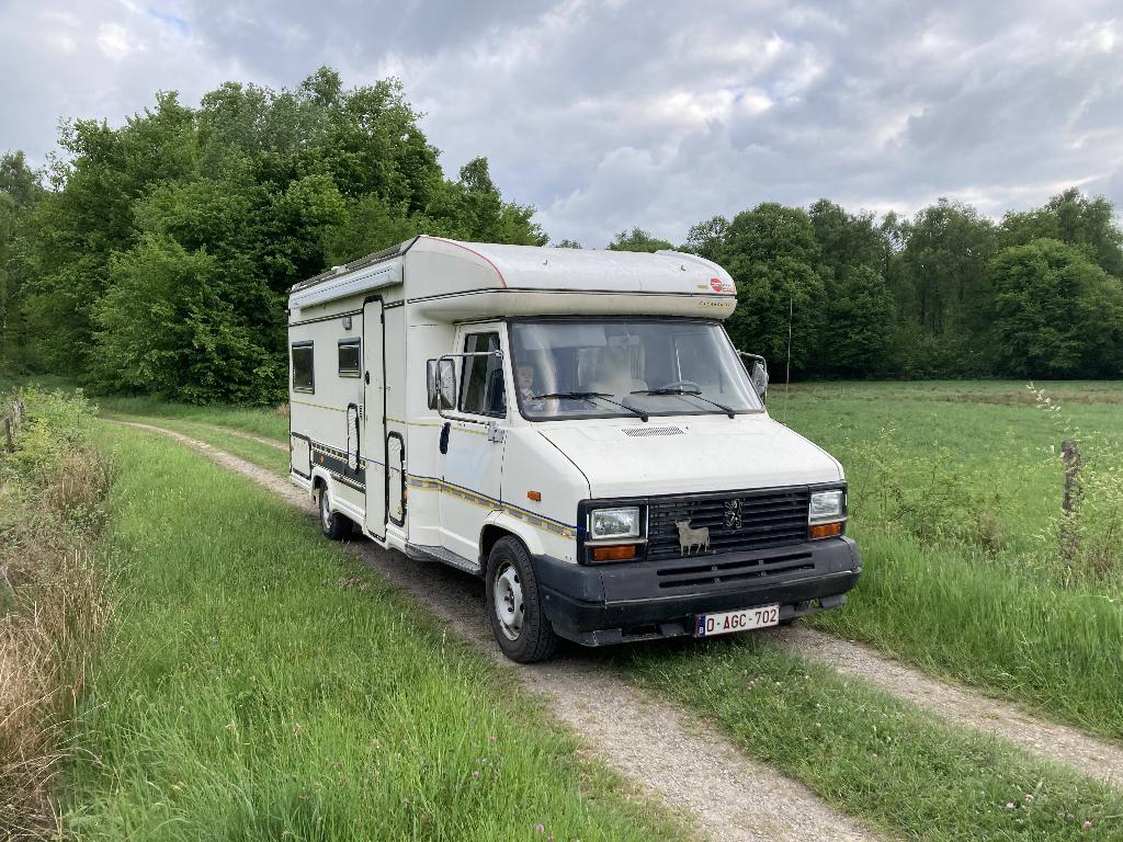 Camping Car Peugeot J5 Burstner 1990, Caravanes & Camping, Camping-cars, Particulier, jusqu'à 4, Semi-intégral, Bürstner, Autres marques