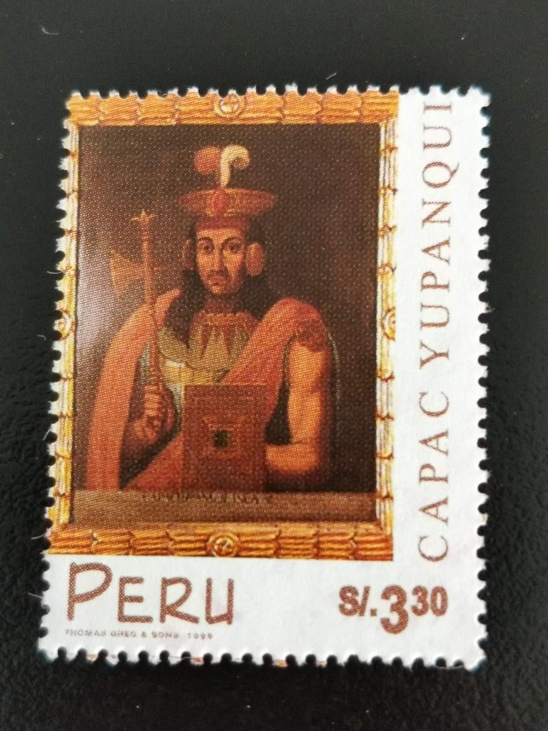 Peru 1999 - Inca opperhoofd, Ophalen of Verzenden, Gestempeld, Zuid-Amerika