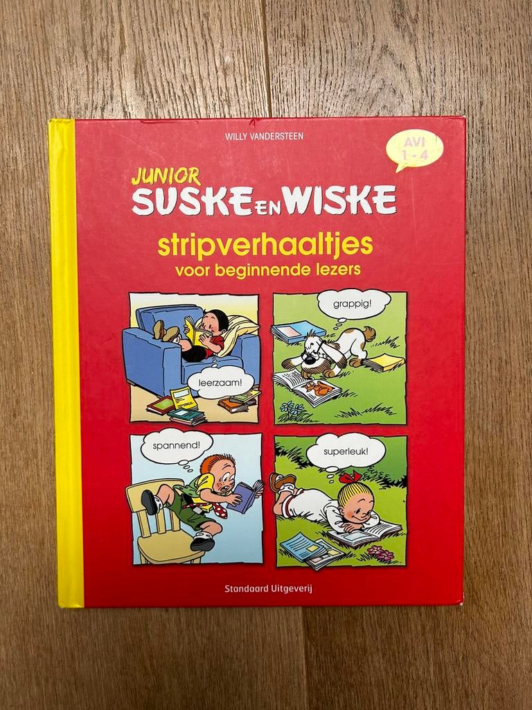 Junior Suske & Wiske groeiboek stipverhaaltjes avi 1-4, Enlèvement ou Envoi, Willy Vandersteen, Utilisé