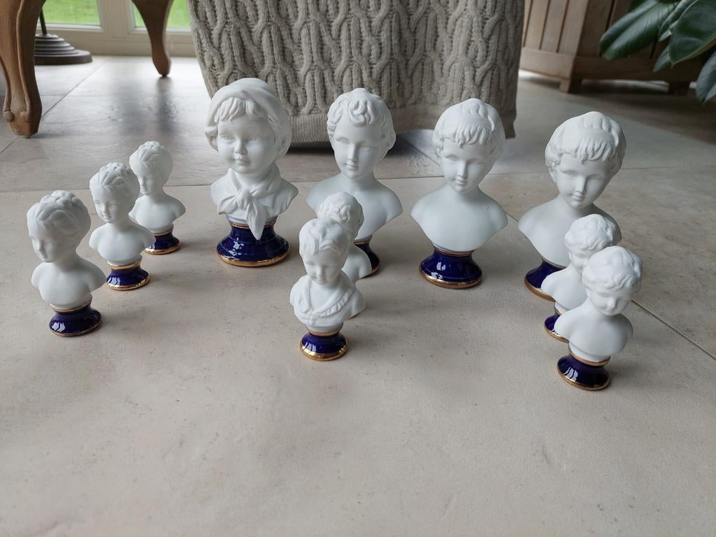 Bustes biscuit porcelaine Capodimonte pucci, Enlèvement ou Envoi, Comme neuf