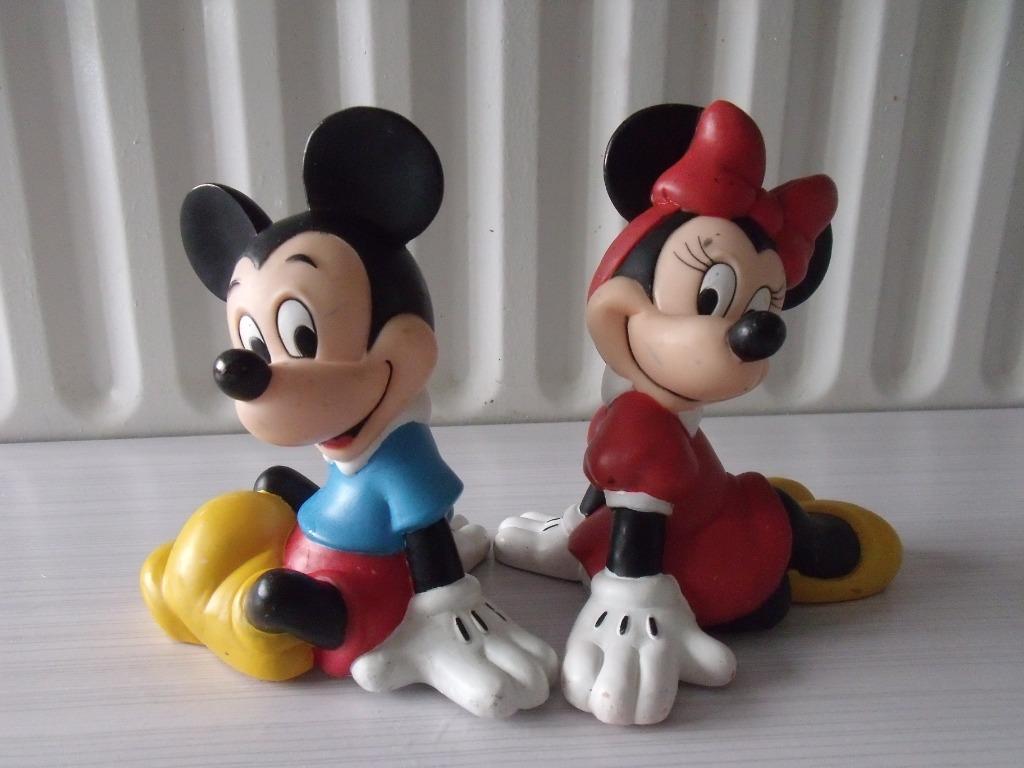 Mickey & Minnie -  tirelires - jouets vintage Disney, Ophalen, Zo goed als nieuw, Fantasy