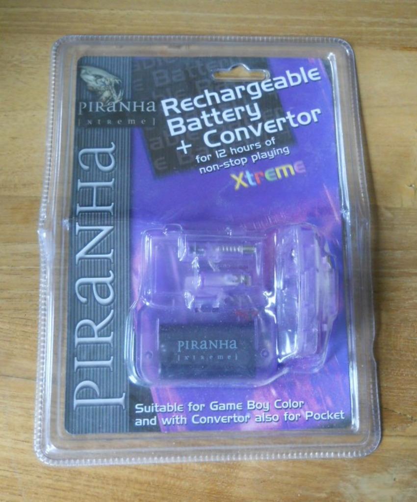 Rechargeable Battery + Convertor for 12 hr - Game Boy Color, Consoles de jeu & Jeux vidéo, Enlèvement, Comme neuf