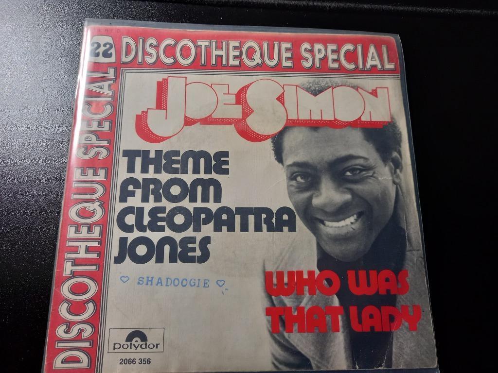 Joe Simon – Theme From Cleopatra Jones ' 7, Cd's en Dvd's, Vinyl Singles, Gebruikt, Single, R&B en Soul, 7 inch, Ophalen of Verzenden