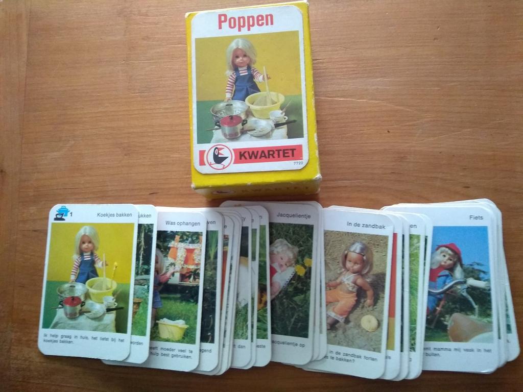 Vintage kwartet poppen 1970s, Verzamelen, Ophalen of Verzenden, Zo goed als nieuw