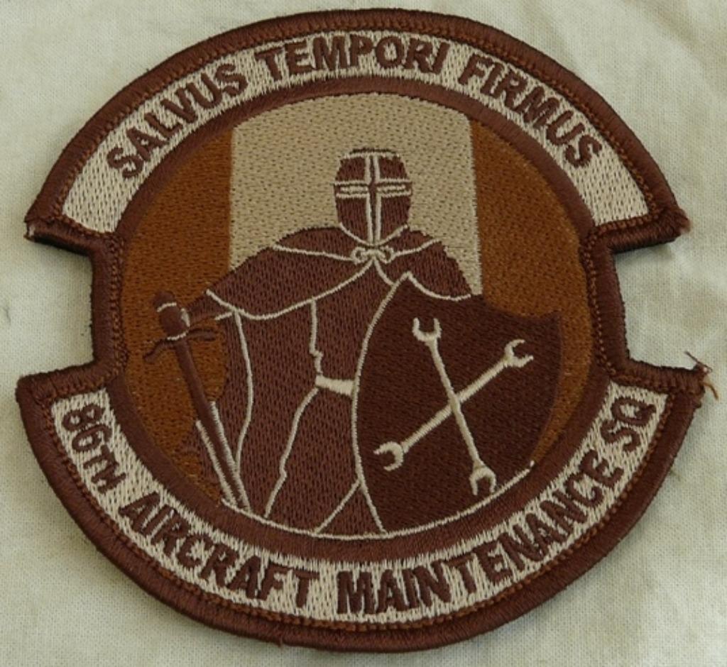 Embleem / Patch, 86th AIRCRAFT MAINTENANCE SQ, USAF.(Nr.1), Collections, Objets militaires | Général, Armée de l'air, Enlèvement ou Envoi