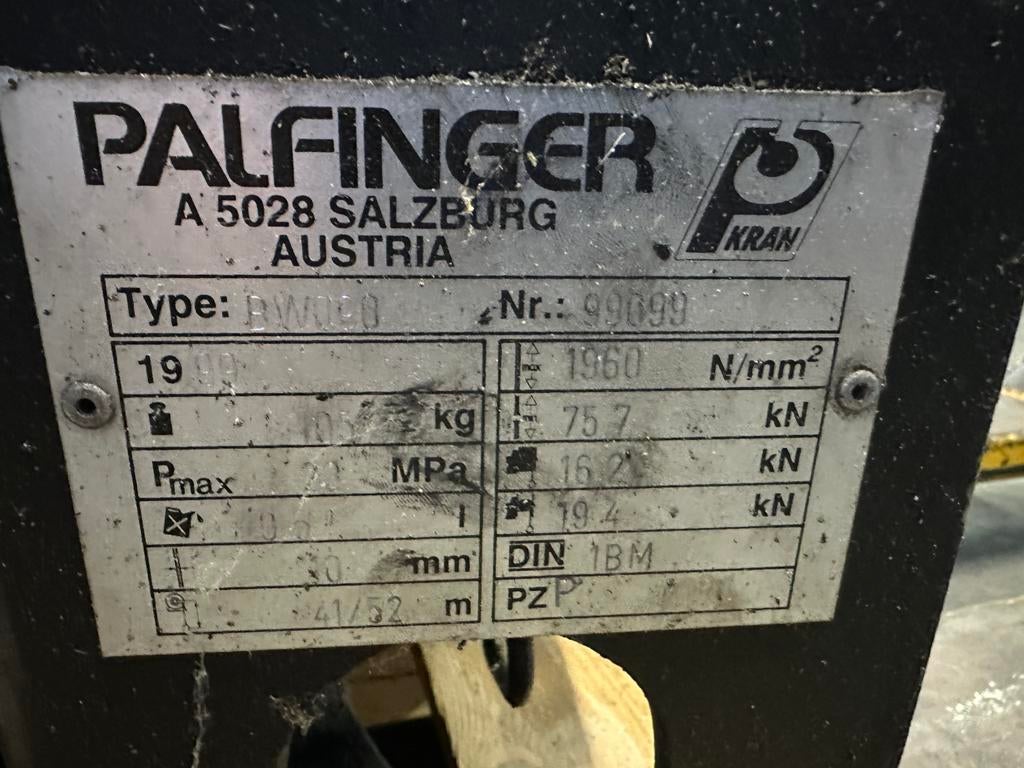 Palfinger winch, Ophalen