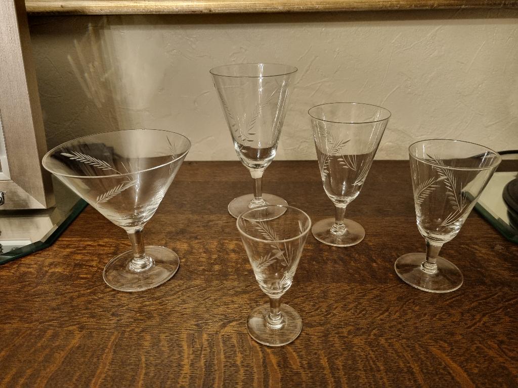 60 delig glasservies, Verzamelen, Glas en Drinkglazen, Gebruikt, Overige typen, Ophalen