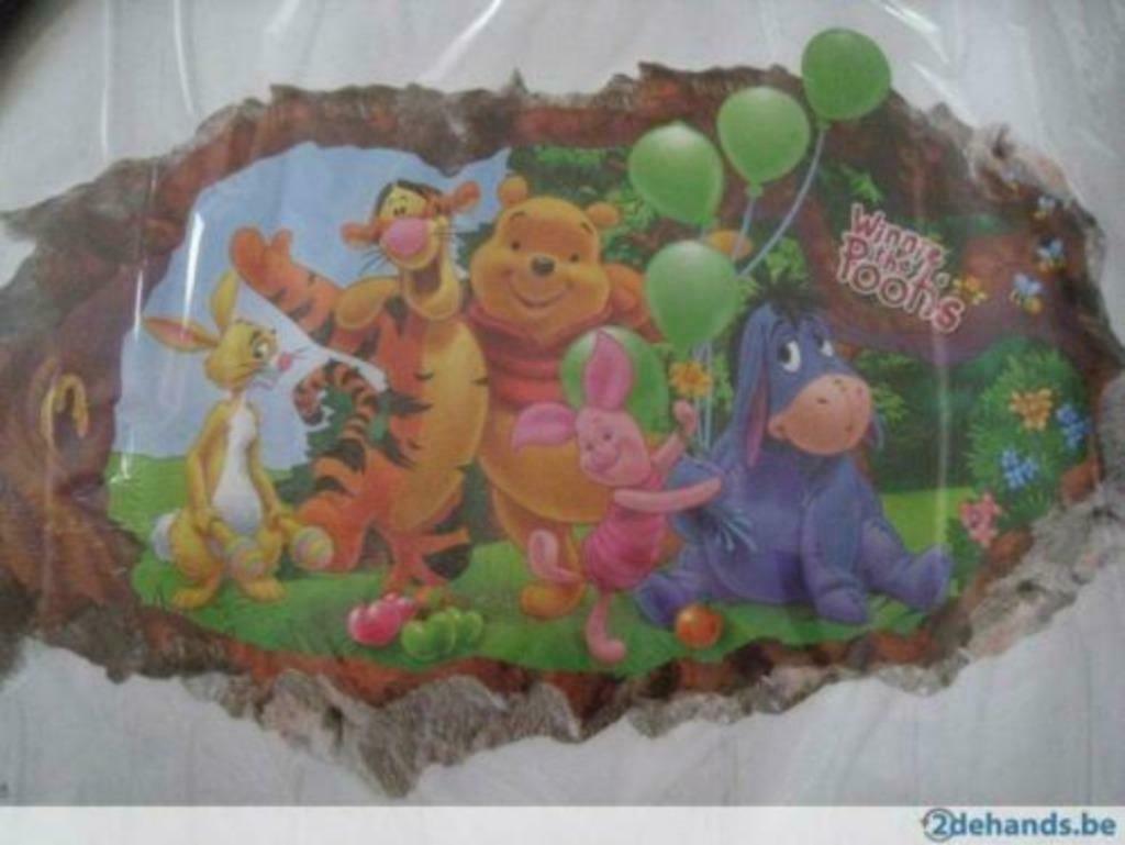 Nieuwe muursticker / wanddecoratie Winnie de Pooh, Ophalen of Verzenden, Nieuw, Wanddecoratie