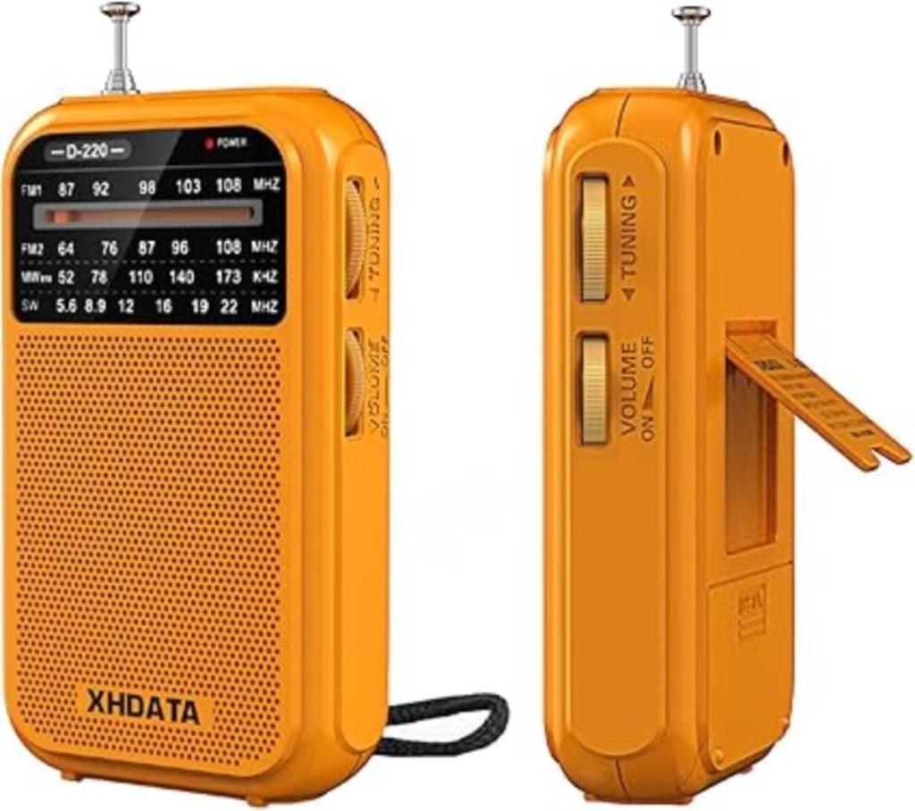 Radio portable AM FM SW à ondes courtes LIVRAISON RAPIDE ET, Neuf, -, -, XHDATA