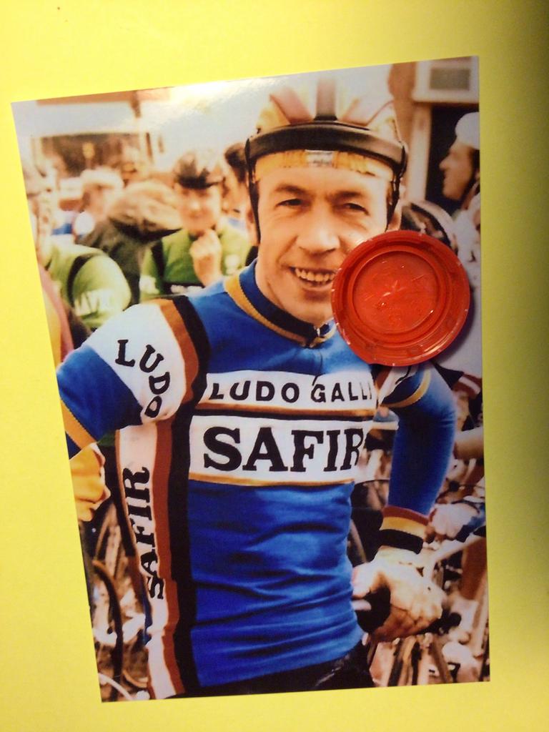 wielerkaart 1981  team safir herman van springel, Verzenden, Zo goed als nieuw