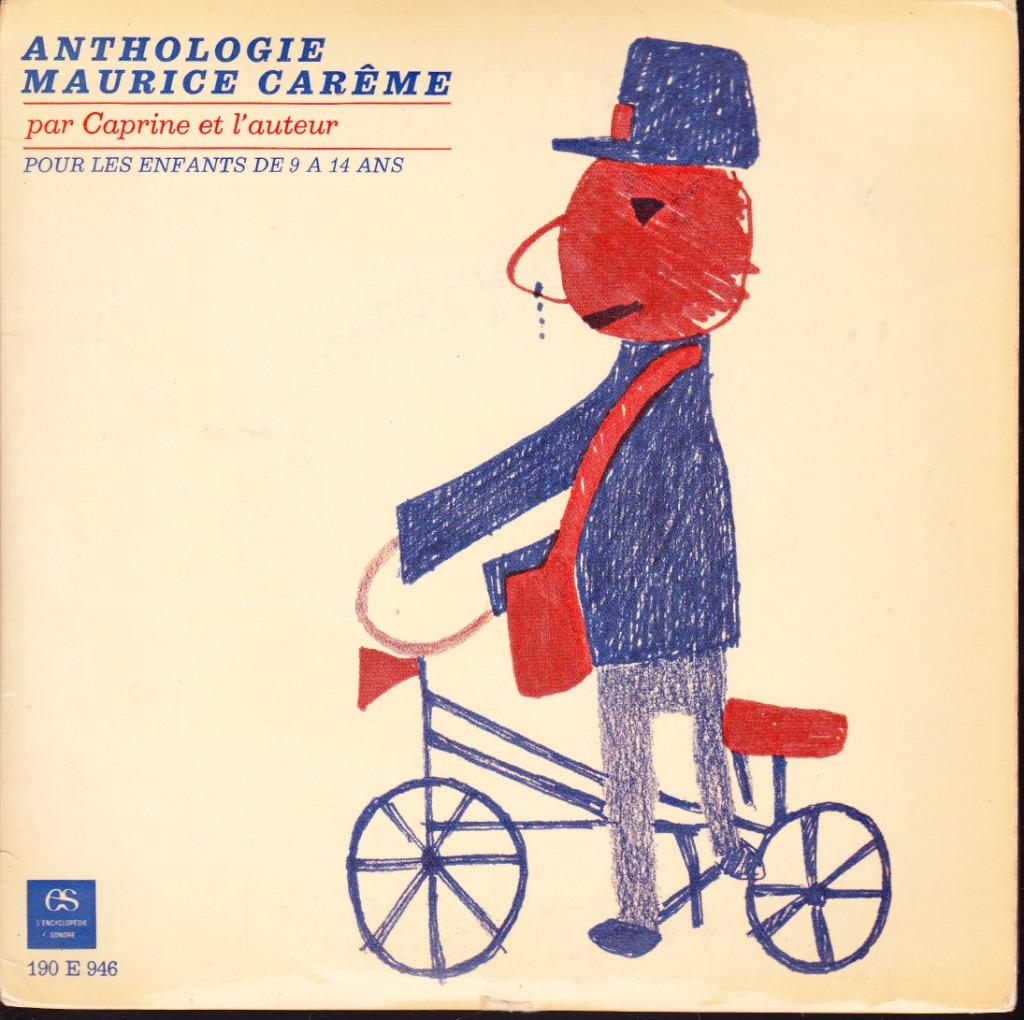 Maurice CARÊME - 3 disques 45 et 33 T - Voir description, Ophalen of Verzenden, Zo goed als nieuw, Overige formaten, Kinderen en Jeugd