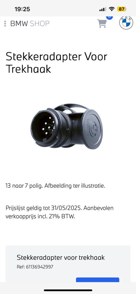 Adaptateur d'attelage 7-13 broches BMW MINI Rolls-Royce, Enlèvement ou Envoi, Neuf