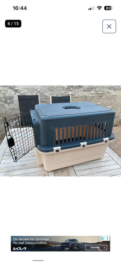 Transportbox( bench) voor kleine tot middelgrote honden, Dieren en Toebehoren, Ophalen, Zo goed als nieuw