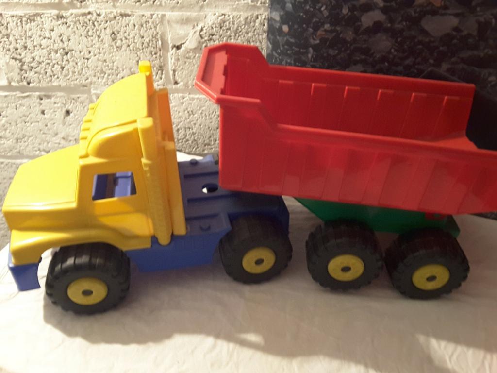 Grote vrachtwagen, kinderspeelgoed, Kinderen en Baby's, Ophalen of Verzenden, Gebruikt