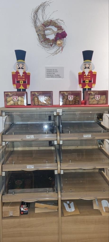 Frigo et presentoir boulangerie, Ophalen