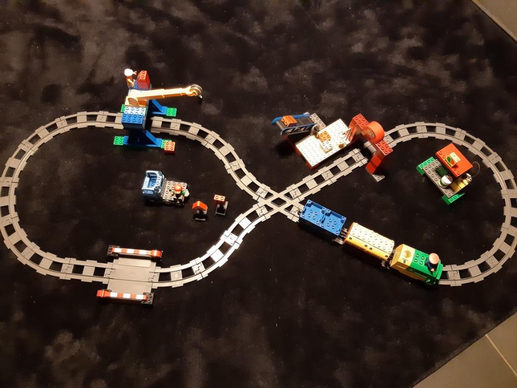Lego Duplo 5609 (Vrachttrein Deluxe), Kinderen en Baby's, Speelgoed | Duplo en Lego, Ophalen, Gebruikt, Complete set, Duplo