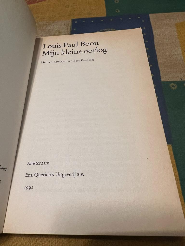 Mijn kleine oorlog - Louis Paul Boon *Salamander Klassiek*, Boeken, Ophalen of Verzenden, Zo goed als nieuw, Louis Paul Boon, België