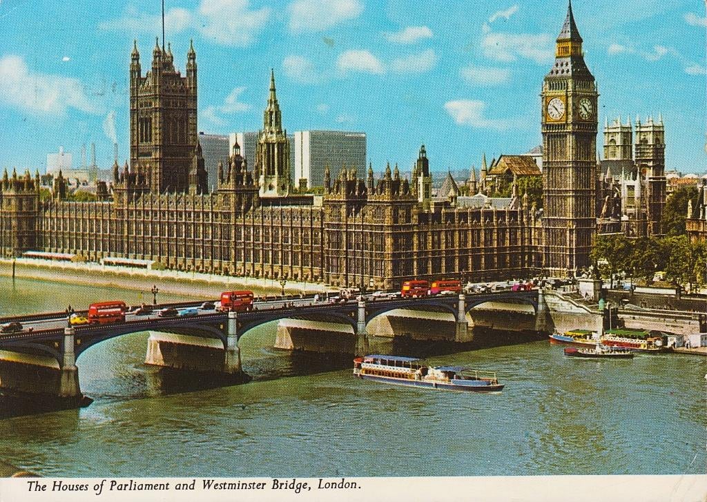 1978 - UK - London: Houses of Parliament, Verzenden, 1960 tot 1980, Gelopen, Engeland
