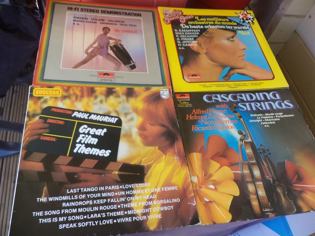 4 disques vinyles avec musique orchestrale, Enlèvement ou Envoi, Comme neuf