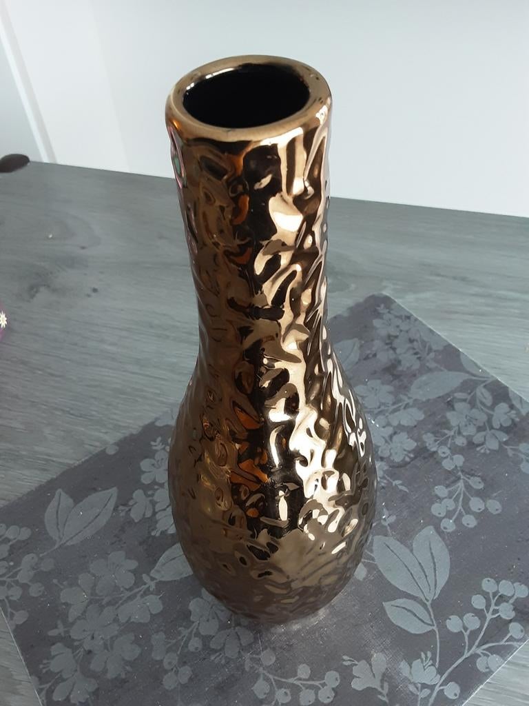 Decoratieve keramische vaas hoogte 35 cm, Ophalen