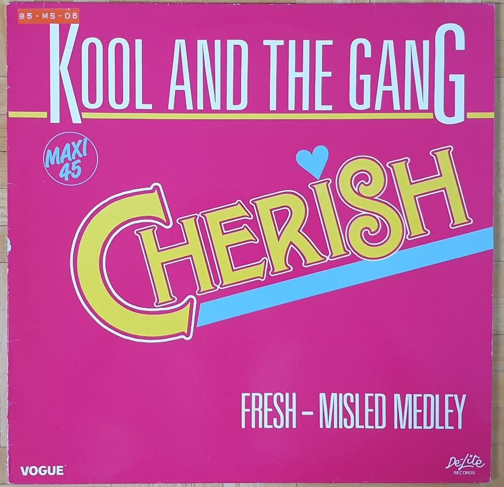 Maxi Single Kool & The Gang - Cherish (vinyl), Ophalen of Verzenden, Gebruikt, 12 inch
