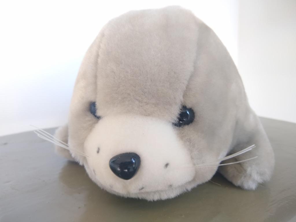 pluche zacht zeehondje knuffel - zo goed als nieuw, Enlèvement, Comme neuf, Autres types