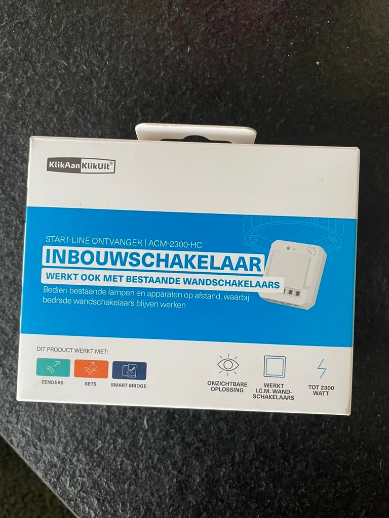 KlikAanKlikUit inbouwschakelaar - ontvanger, Ophalen of Verzenden, Nieuw, Overige typen