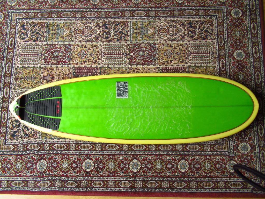 Surfboard Luke Studer, 'Torpedo' model 5'10 35L, Watersport en Boten, Golfsurfen, Gebruikt, Funboard, Met vinnen, Ophalen