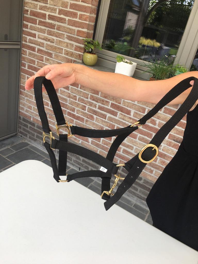 Nieuw zwart halster, Ophalen, Nieuw, Recreatie