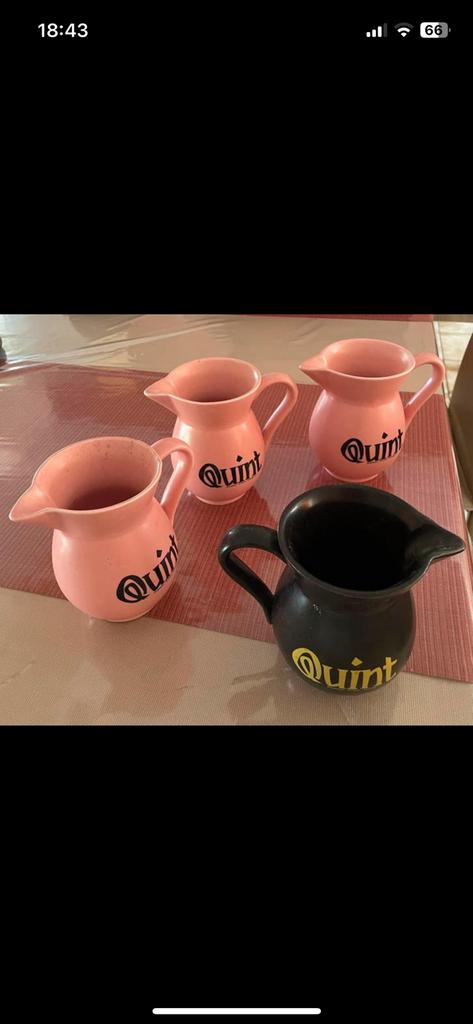 4 sangria quint kannetjes, Ophalen of Verzenden