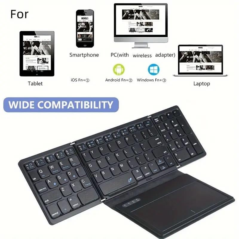 Clavier sans fil pliable,  tactile, pour Windows IOS, Envoi, Neuf, Sans fil
