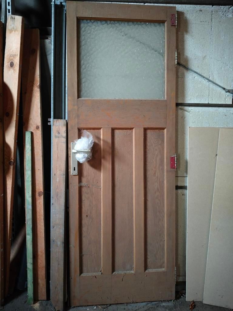 Porte en bois très costaud, Bricolage & Construction, Porte intérieure, Enlèvement, Utilisé, Moins de 80 cm