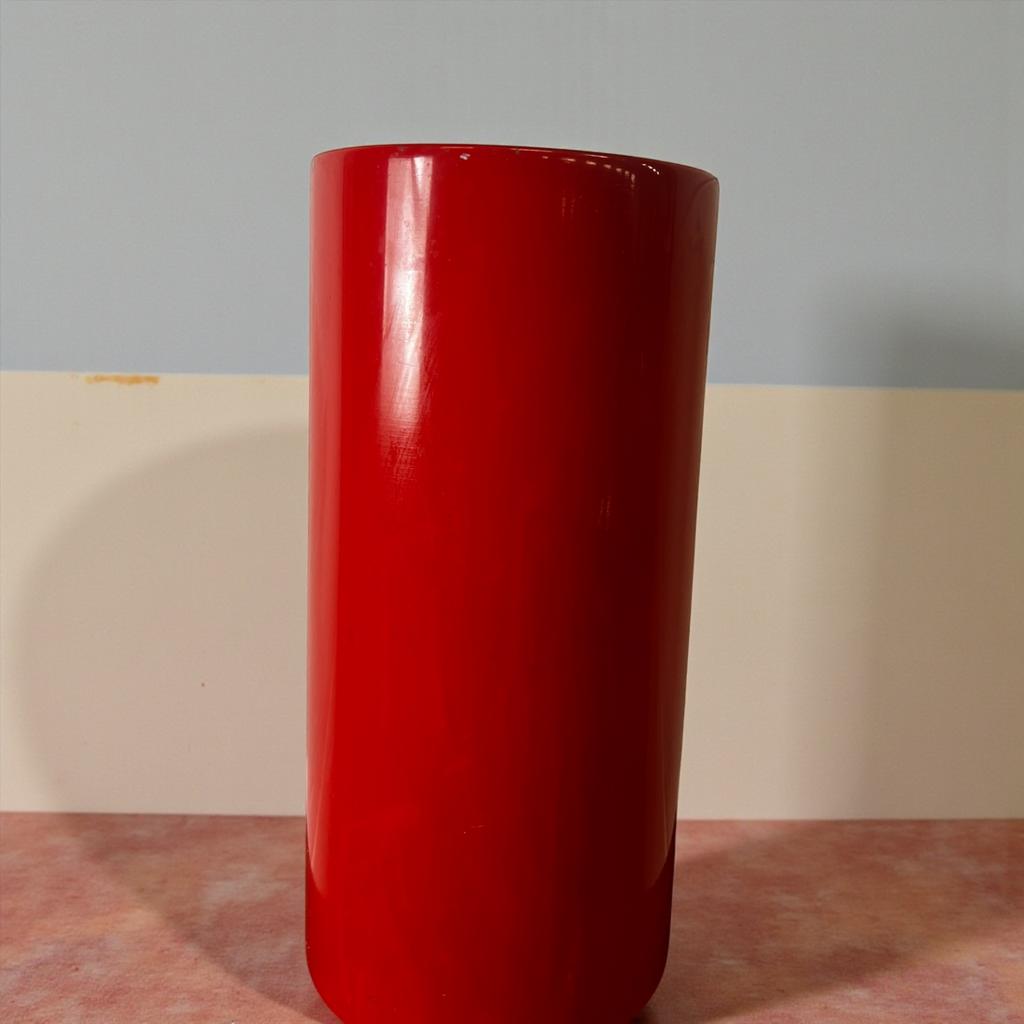 Porte-parapluies vintage rouge de l'ère spatiale, Enlèvement ou Envoi, Comme neuf