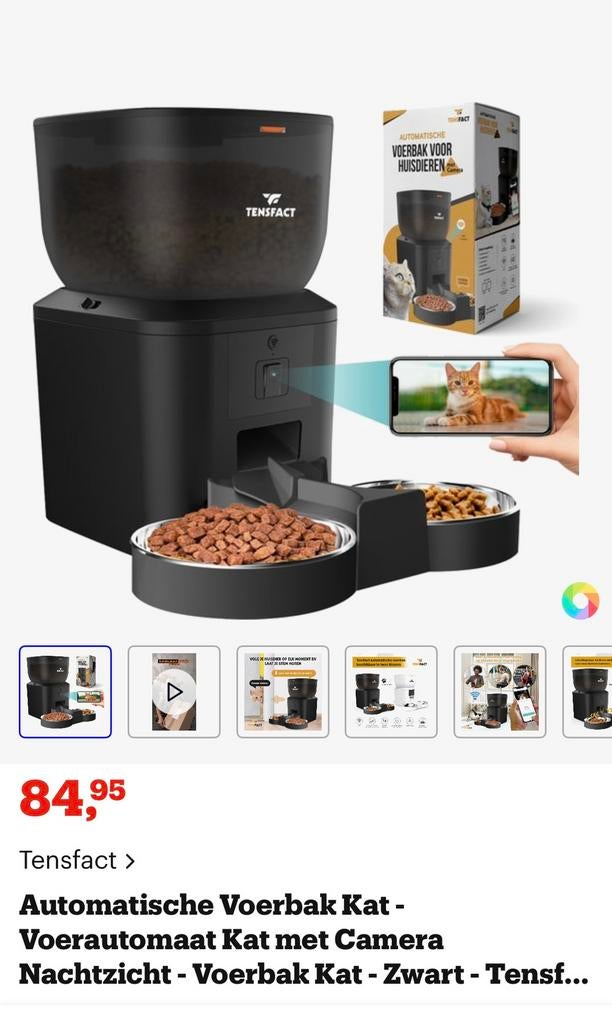 Voerbak automatisch, Ophalen, Automatisch, Zo goed als nieuw