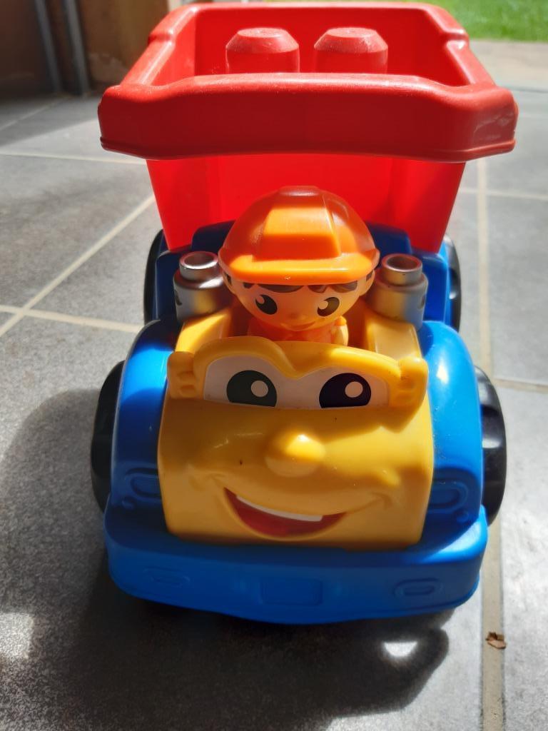 Grote speelauto mega blocks, Kinderen en Baby's, Speelgoed |Speelgoedvoertuigen, Ophalen, Zo goed als nieuw