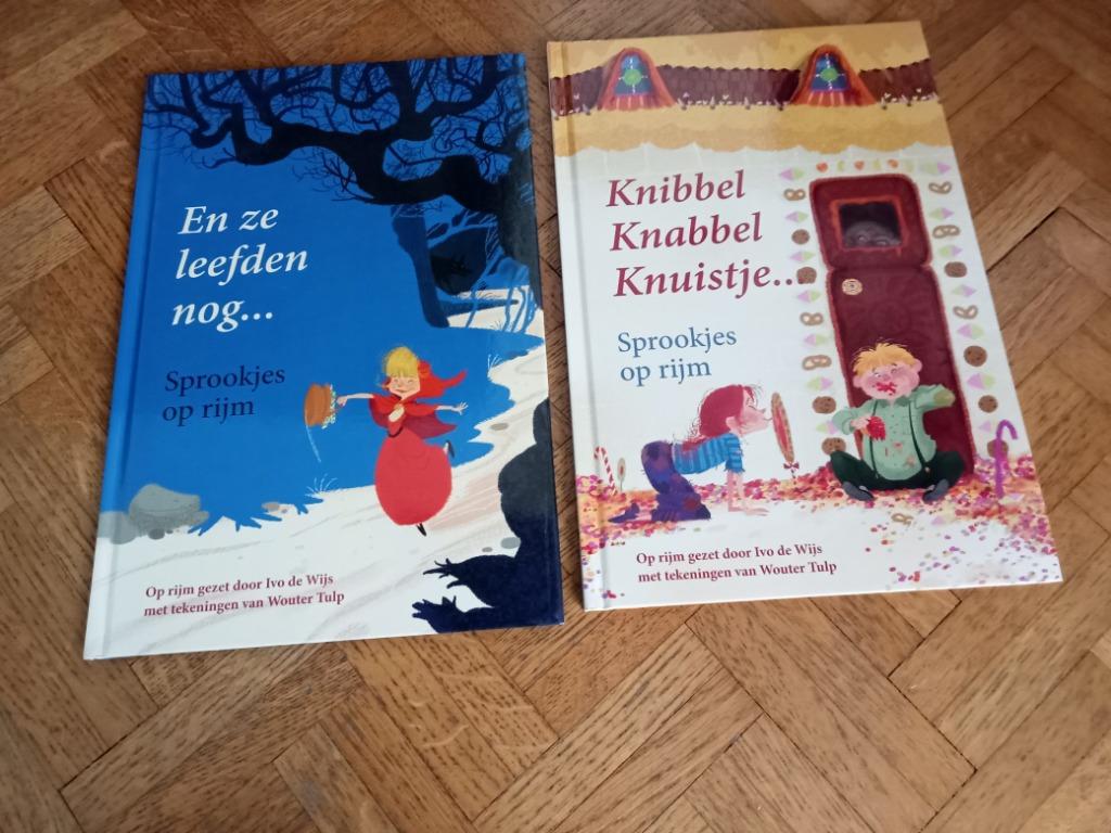 2 boeken sprookjes op Rijm uitgave Douwe Egberts, Boeken, Ophalen of Verzenden, Gelezen, Sprookjes