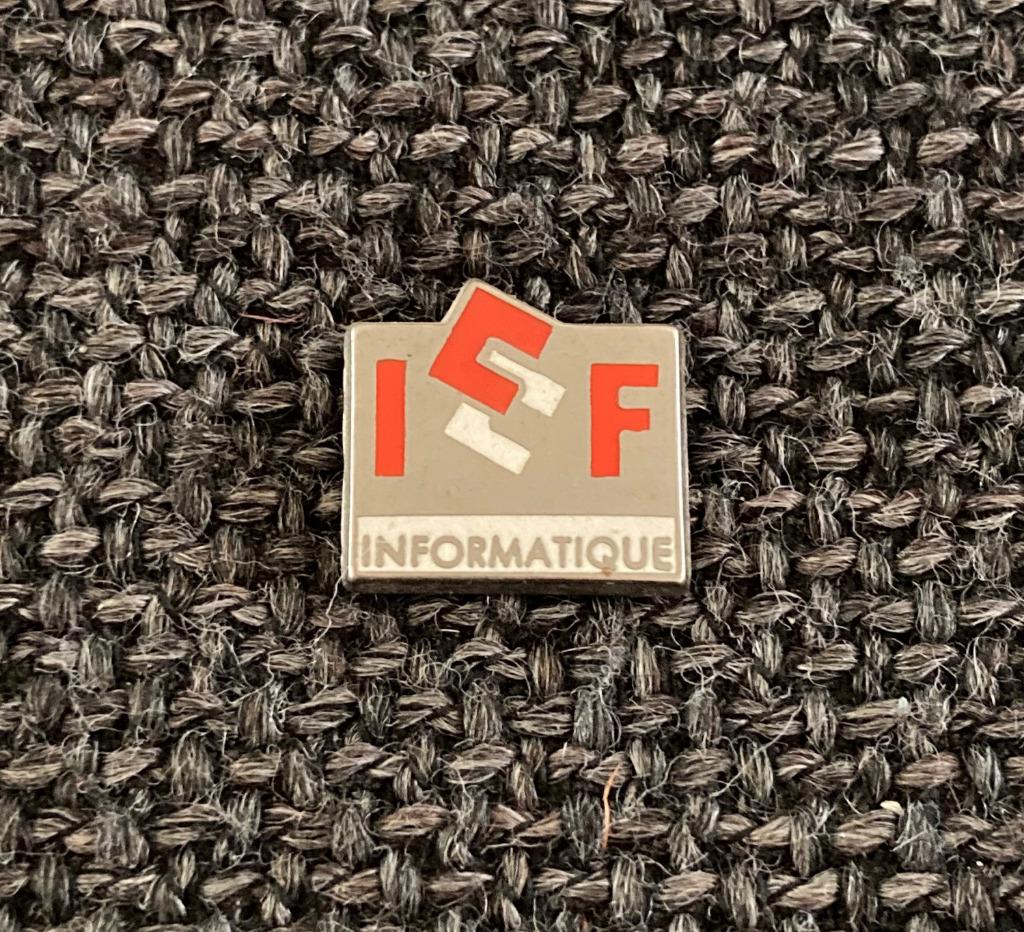 PIN - ICF INFORMATIQUE - IT - INFORMATICA - COMPUTER - ORDIN, Verzenden, Gebruikt, Overige onderwerpen, Speldje of Pin