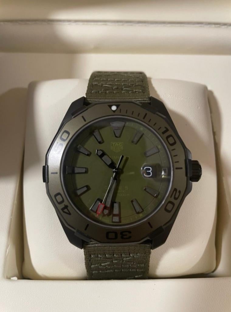 TAG Heuer Aquaracer Calibre 5, Bijoux, Sacs & Beauté, Enlèvement, Comme neuf