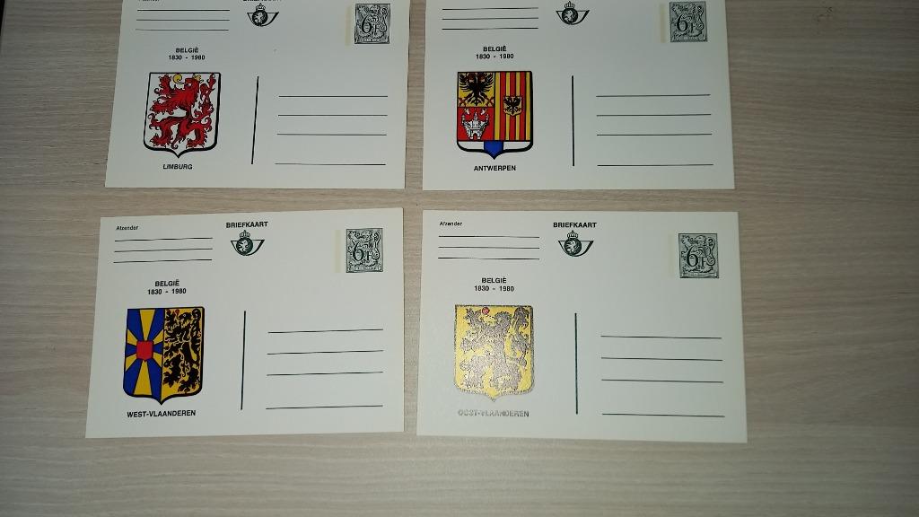 Briefkaarten provincie België lot 221, Verzamelen, Postkaarten | België, Verzenden, 1980 tot heden, Ongelopen