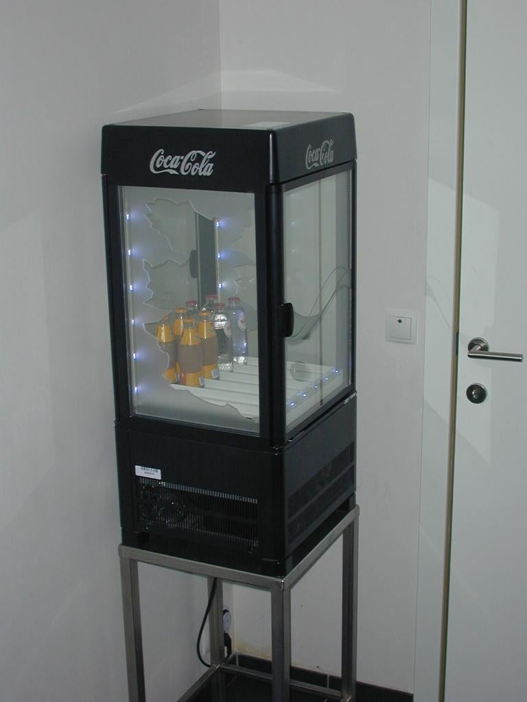 coca-cola koelkast, Ophalen, Gebruikt