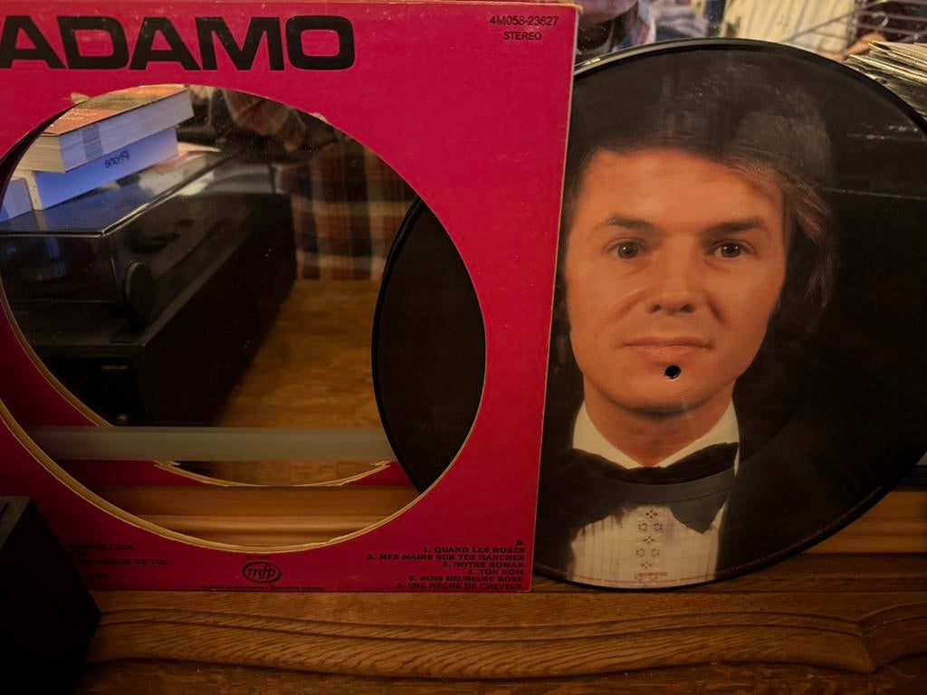 Picture Disc Adamo, Ophalen of Verzenden, Zo goed als nieuw, 12 inch, Pop