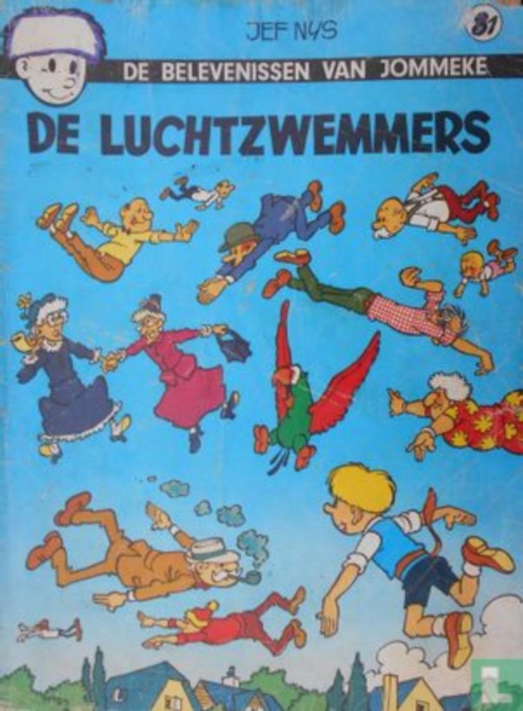 de luchtzwemmers, Eén stripboek, Ophalen of Verzenden, Zo goed als nieuw, Jef Nys