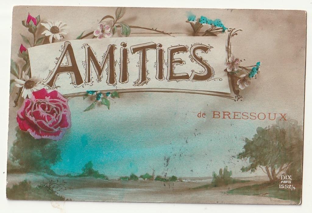 Amitiés de Bressoux - Fleurs, Envoi, Affranchie, Liège