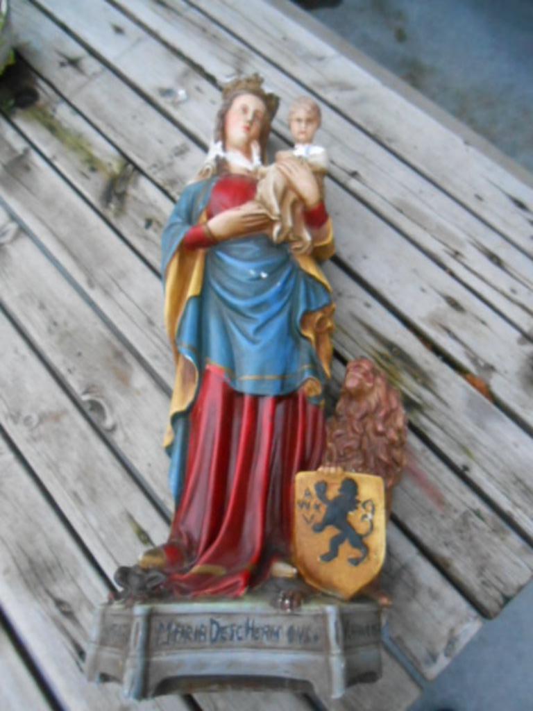 sculpture en plâtre H. Mère Marie, protégez-nous en Flandre,, Enlèvement ou Envoi