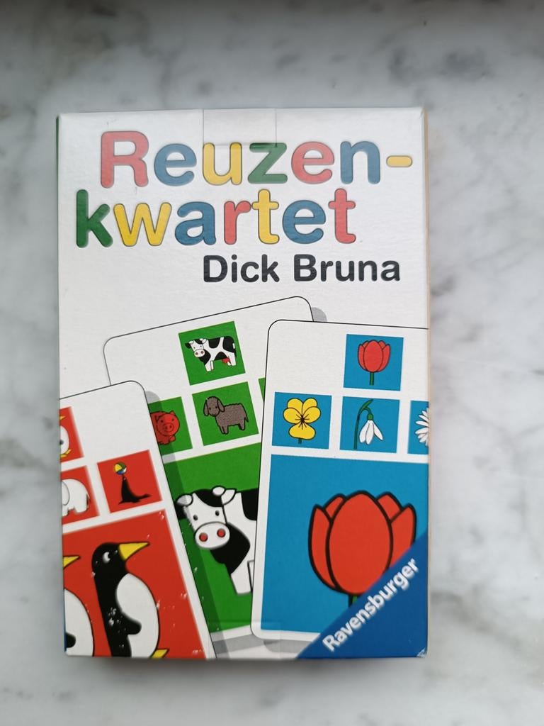 Ravensburger Reuzenkwartet Dick Bruna, nieuw!, Ophalen
